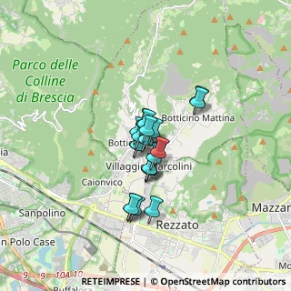 Mappa Via Francesco Petrarca, 25082 Botticino BS, Italia (1.0015)