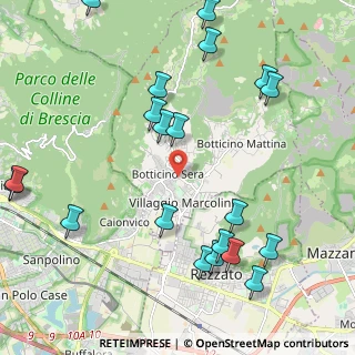 Mappa Via Francesco Petrarca, 25082 Botticino BS, Italia (2.611)