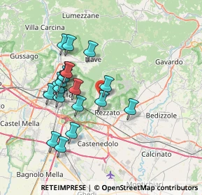 Mappa Via Francesco Petrarca, 25082 Botticino BS, Italia (6.65105)