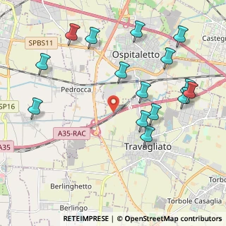 Mappa Raccordo A35-Tangenziale Sud, 25039 Travagliato BS, Italia (2.35)