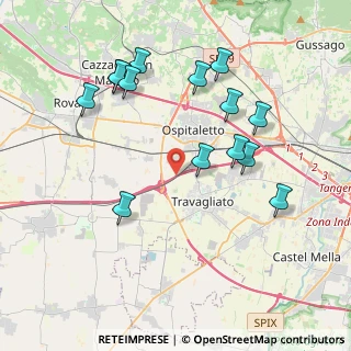 Mappa Raccordo A35-Tangenziale Sud, 25039 Travagliato BS, Italia (4.10643)