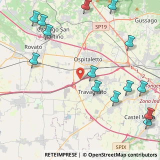 Mappa Raccordo A35-Tangenziale Sud, 25039 Travagliato BS, Italia (5.94357)