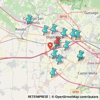 Mappa Raccordo A35-Tangenziale Sud, 25039 Travagliato BS, Italia (3.39286)