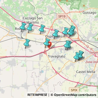 Mappa Raccordo A35-Tangenziale Sud, 25039 Travagliato BS, Italia (3.878)