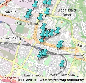 Mappa Via Vittorio Emanuele II, 25122 Brescia BS, Italia (0.8535)