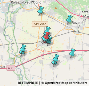 Mappa 25032 Chiari BS, Italia (2.75385)