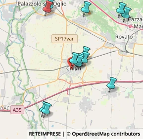 Mappa 25032 Chiari BS, Italia (4.18615)