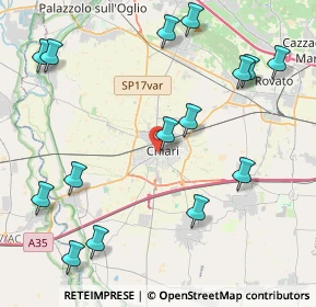 Mappa 25032 Chiari BS, Italia (5.10267)