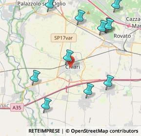 Mappa 25032 Chiari BS, Italia (4.91182)