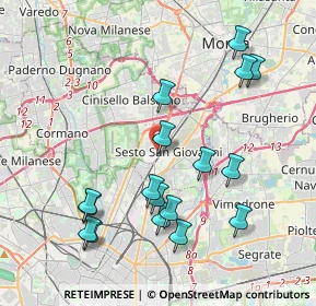 Mappa Via Roberto Moroni, 20099 Sesto San Giovanni MI, Italia (4.18059)