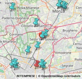 Mappa Via Roberto Moroni, 20099 Sesto San Giovanni MI, Italia (5.26688)