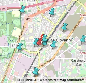 Mappa Via Roberto Moroni, 20099 Sesto San Giovanni MI, Italia (0.97917)