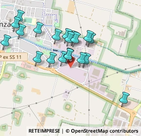 Mappa Via Pastore, 20065 Inzago MI, Italia (0.443)