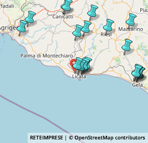 Mappa Contrada Piano Bugiades, 92027 Licata AG, Italia (20.877)