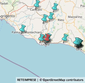 Mappa Contrada Piano Bugiades, 92027 Licata AG, Italia (19.823)