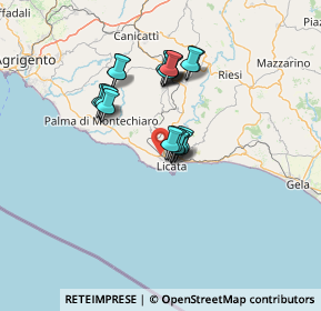 Mappa Contrada Piano Bugiades, 92027 Licata AG, Italia (11.9675)