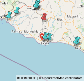 Mappa Contrada Piano Bugiades, 92027 Licata AG, Italia (20.83667)