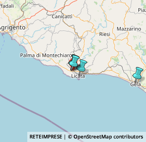 Mappa Contrada Piano Bugiades, 92027 Licata AG, Italia (51.548)