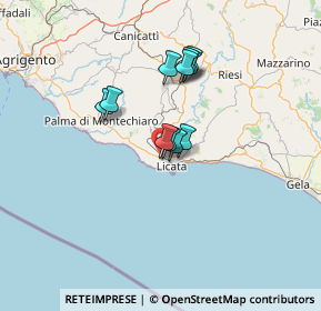 Mappa Contrada Piano Bugiades, 92027 Licata AG, Italia (10.84273)