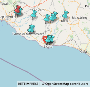 Mappa Contrada Piano Bugiades, 92027 Licata AG, Italia (17.94143)