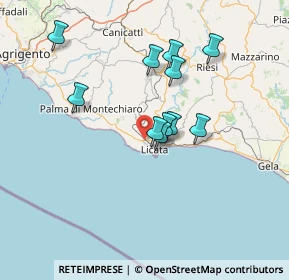 Mappa Contrada Piano Bugiades, 92027 Licata AG, Italia (13.46636)