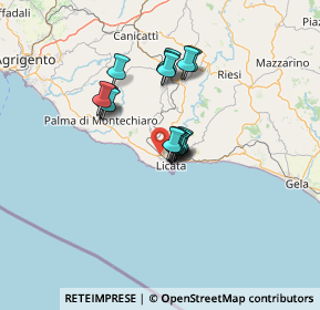 Mappa Contrada Piano Bugiades, 92027 Licata AG, Italia (10.65765)