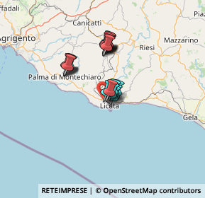 Mappa Contrada Piano Bugiades, 92027 Licata AG, Italia (10.837)