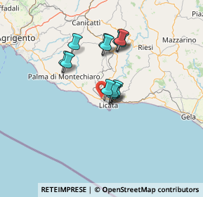 Mappa Contrada Piano Bugiades, 92027 Licata AG, Italia (11.21923)