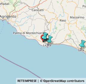 Mappa Contrada Piano Cannella, 92027 Licata AG, Italia (52.056)