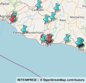 Mappa Contrada Piano Cannella, 92027 Licata AG, Italia (20.246)