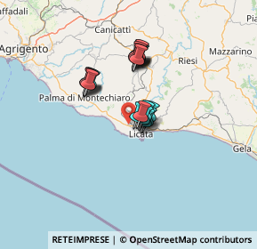 Mappa Contrada Piano Cannella, 92027 Licata AG, Italia (10.8555)