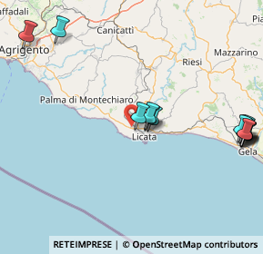 Mappa Contrada Piano Cannella, 92027 Licata AG, Italia (22.66857)