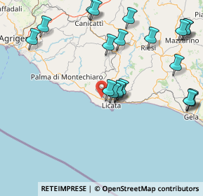 Mappa Contrada Piano Cannella, 92027 Licata AG, Italia (21.636)