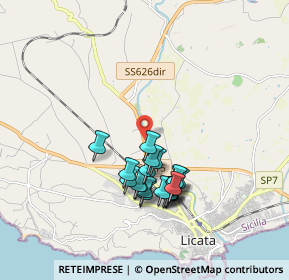 Mappa SS 123, 92027 Licata AG, Italia (1.801)