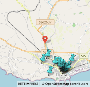 Mappa SS 123, 92027 Licata AG, Italia (3.0055)