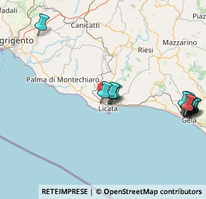 Mappa SS 123, 92027 Licata AG, Italia (22.32563)