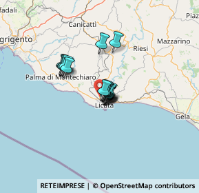 Mappa SS 123, 92027 Licata AG, Italia (8.07706)