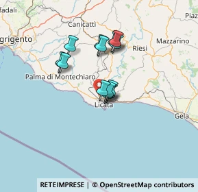 Mappa SS 123, 92027 Licata AG, Italia (10.91385)