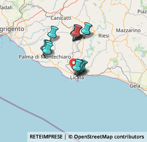 Mappa SS 123, 92027 Licata AG, Italia (11.691)