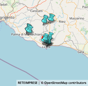 Mappa SS 123, 92027 Licata AG, Italia (8.54941)