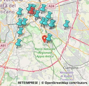 Mappa Via Atimeto, 00178 Roma RM, Italia (4.43176)