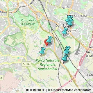 Mappa Via Atimeto, 00178 Roma RM, Italia (2.14273)