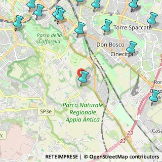 Mappa Via Atimeto, 00178 Roma RM, Italia (3.738)