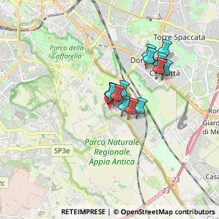 Mappa Via Atimeto, 00178 Roma RM, Italia (1.42769)