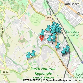 Mappa Via Atimeto, 00178 Roma RM, Italia (0.9025)