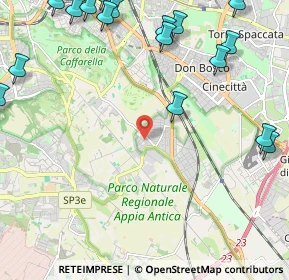 Mappa Via Atimeto, 00178 Roma RM, Italia (3.485)
