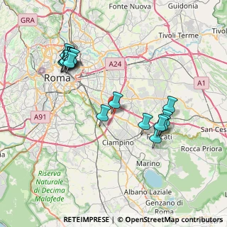 Mappa Via Pilade Mazza, 00173 Roma RM, Italia (8.56722)