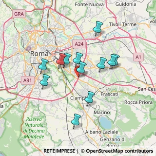 Mappa Via Pilade Mazza, 00173 Roma RM, Italia (6.63667)