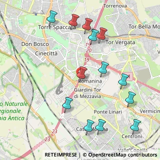 Mappa Via Pilade Mazza, 00173 Roma RM, Italia (2.55231)