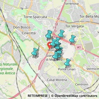 Mappa Via Pilade Mazza, 00173 Roma RM, Italia (1.10385)